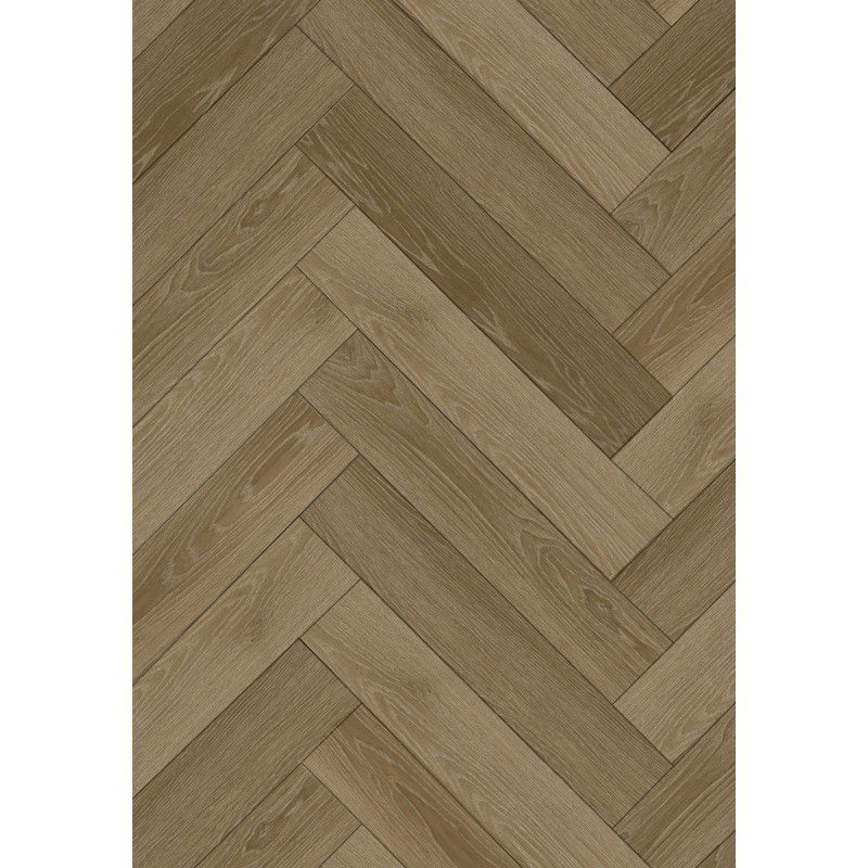 Mexen Yosemite  sample of vinyl herringbone panels SPC 6.5 mm, IPEX underlay 1.5 mm, 4 V-Groove, Oak - F1185-S