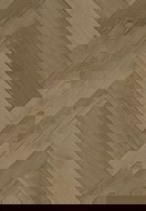 Mexen Yosemite  sample of vinyl herringbone panels SPC 6.5 mm, IPEX underlay 1.5 mm, 4 V-Groove, Oak - F1185-S
