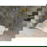 Mexen Omega extendable shower cubicle 140 x 70 cm, Transparent, Gold + shower tray Flat - 825-140-070-50-00-4010