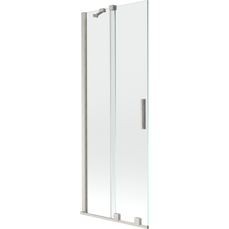 Mexen Velar 2-wing sliding bath screen 70 x 150 cm, transparent, brushed nickel - 896-070-000-01-97