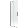 Mexen Velar 2-wing sliding bath screen 70 x 150 cm, transparent, brushed nickel - 896-070-000-01-97