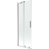 Mexen Velar 2-wing sliding bath screen 75 x 150 cm, transparent, brushed nickel - 896-075-000-01-97
