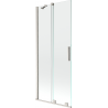 Mexen Velar 2-wing sliding bathtub screen 85 x 150 cm, transparent, brushed nickel - 896-085-000-01-97