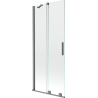 Mexen Velar 2-panel sliding bath screen 85 x 150 cm, transparent, gun metal - 896-085-000-01-95