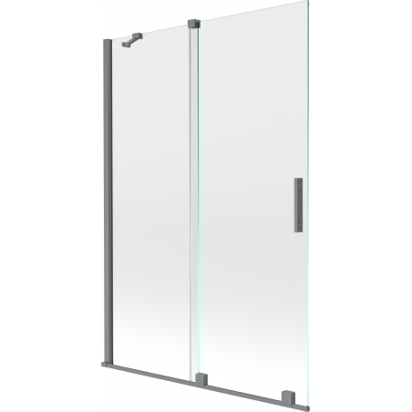 Mexen Velar 2-panel sliding bathtub screen 120 x 150 cm, transparent, gun metal - 896-120-000-01-95