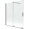 Mexen Velar 2-panel sliding shower screen 150 x 150 cm, transparent, gun metal - 896-150-000-01-95