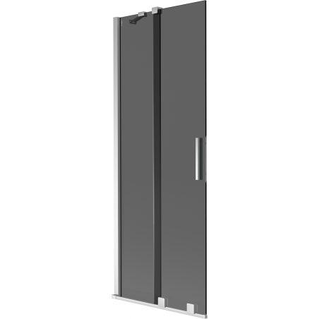 Mexen Velar 2-panel sliding bath screen 70 x 150 cm, graphite, chrome - 896-070-000-41-01