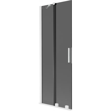 Mexen Velar 2-wing Sliding Bath Screen 70 x 150 cm, Graphite, White - 896-070-000-41-20