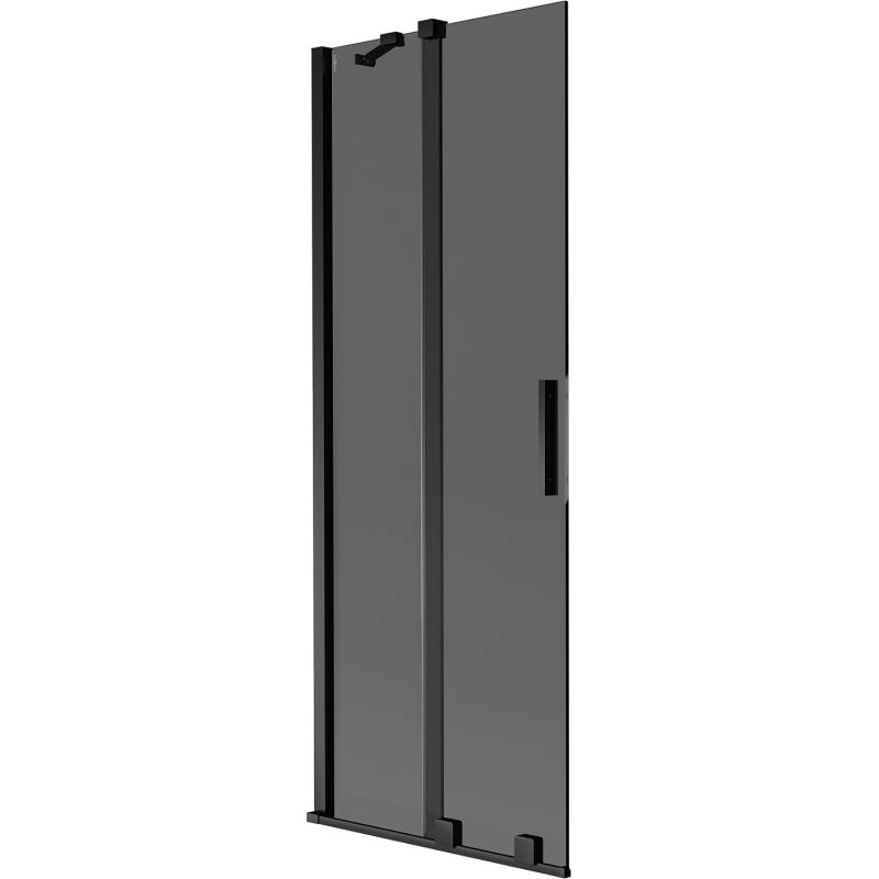 Mexen Velar 2-panel sliding bath screen 70 x 150 cm, graphite, black - 896-070-000-41-70