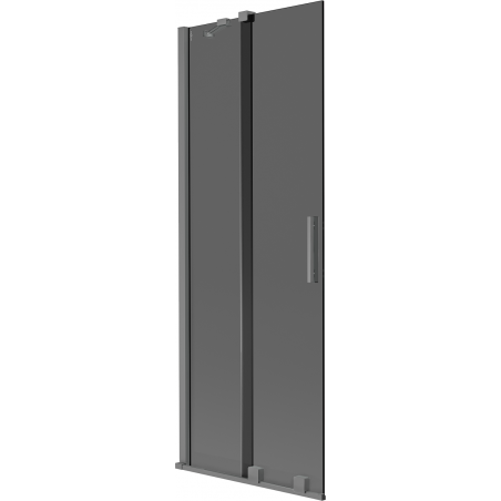 Mexen Velar Two-Panel Sliding Bathtub Screen 70 x 150 cm, Graphite, Gun Metal - 896-070-000-41-95