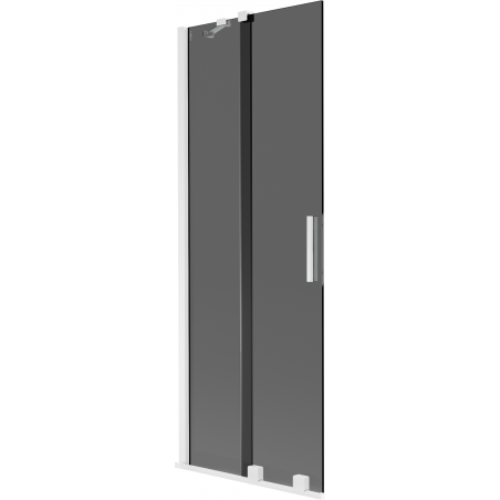 Mexen Velar 2-panel sliding bath screen 75 x 150 cm, graphite, white - 896-075-000-41-20