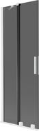 Mexen Velar 2-panel sliding bathtub screen 75 x 150 cm, graphite, white - 896-075-000-41-20