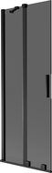 Mexen Velar 2-panel sliding bath screen 75 x 150 cm, graphite, black - 896-075-000-41-70