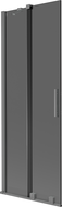 Mexen Velar 2-panel sliding bathtub screen 75 x 150 cm, graphite, gun metal - 896-075-000-41-95