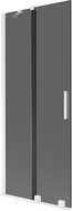 Mexen Velar 2-wing sliding bath screen 80 x 150 cm, graphite, white - 896-080-000-41-20