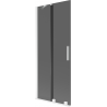 Mexen Velar 2-wing sliding bathtub screen 85 x 150 cm, graphite, white - 896-085-000-41-20