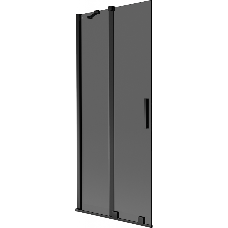 Mexen Velar 2-panel sliding shower screen 85 x 150 cm, graphite, black - 896-085-000-41-70