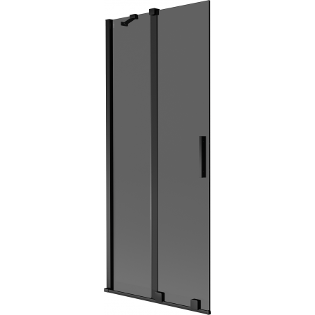 Mexen Velar 2-panel sliding bathtub screen 85 x 150 cm, graphite, black - 896-085-000-41-70