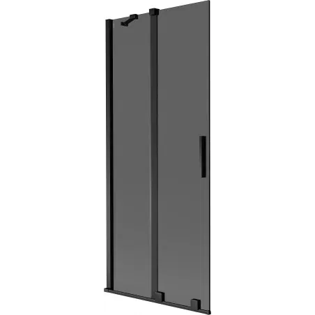 Mexen Velar 2-panel sliding shower screen 85 x 150 cm, graphite, black - 896-085-000-41-70