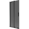 Mexen Velar 2-panel sliding bathtub screen 85 x 150 cm, graphite, black - 896-085-000-41-70