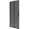 Mexen Velar 2-panel sliding shower screen 85 x 150 cm, graphite, black - 896-085-000-41-70