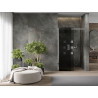 Mexen Omega 150 cm sliding shower door, graphite, chrome - 825-150-000-01-40