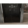 Mexen Omega sliding shower doors 160 cm, graphite, chrome - 825-160-000-01-40