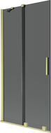 Mexen Velar 2-wing sliding shower screen 90 x 150 cm, graphite, brushed gold - 896-090-000-41-55