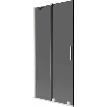 Mexen Velar 2-panel sliding bathtub screen 90 x 150 cm, graphite, brushed nickel - 896-090-000-41-97