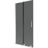 Mexen Velar bath screen 2-panel sliding 95 x 150 cm, graphite, chrome - 896-095-000-41-01