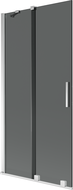 Mexen Velar bath screen 2-panel sliding 95 x 150 cm, graphite, chrome - 896-095-000-41-01