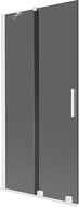 Mexen Velar bathtub screen 2-wing sliding 95 x 150 cm, graphite, white - 896-095-000-41-20