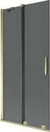 Mexen Velar shower screen 2-panel sliding 95 x 150 cm, graphite, gold - 896-095-000-41-50