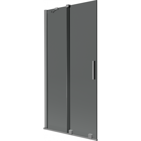 Mexen Velar 2-panel sliding bathtub screen 95 x 150 cm, graphite, gun metal - 896-095-000-41-95