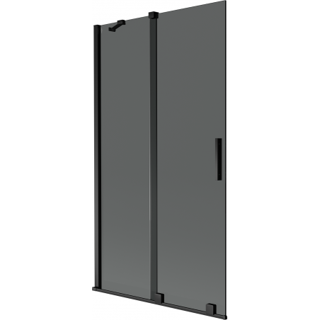 Mexen Velar bathtub screen 2-panel sliding 100 x 150 cm, graphite, black - 896-100-000-41-70