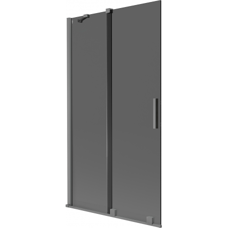 Mexen Velar 2-panel sliding shower screen 100 x 150 cm, graphite, gun metal - 896-100-000-41-95