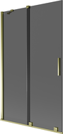 Mexen Velar 2-panel sliding shower screen 110 x 150 cm, graphite, gold - 896-110-000-41-50