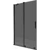 Mexen Velar 2-panel sliding shower screen 110 x 150 cm, graphite, black - 896-110-000-41-70