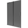 Mexen Velar 2-panel sliding bath screen 120 x 150 cm, graphite, brushed gun gray - 896-120-000-41-66