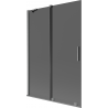Mexen Velar 2-wing sliding bathtub screen 120 x 150 cm, graphite, brushed gun gray - 896-120-000-41-66