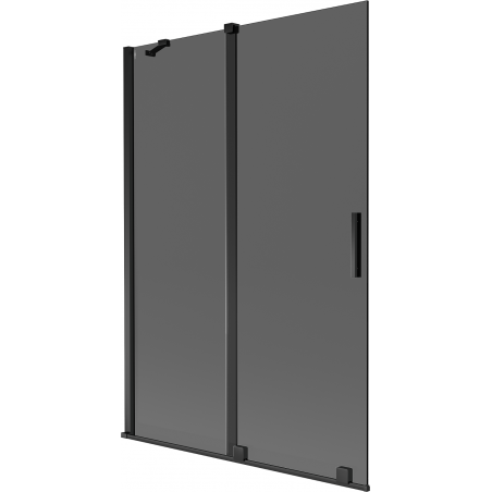 Mexen Velar 2-wing sliding bath screen 120 x 150 cm, graphite, black - 896-120-000-41-70