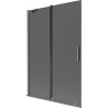 Mexen Velar 2-panel sliding bathtub screen 120 x 150 cm, graphite, gun metal - 896-120-000-41-95