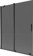Mexen Velar 2-wing sliding shower screen 140 x 150 cm, graphite, black - 896-140-000-41-70