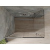 Mexen Omega sliding shower cabin 110 x 100 cm, graphite, chrome - 825-110-100-01-40