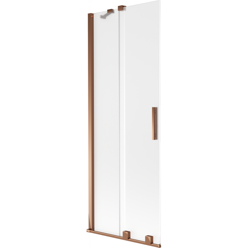 Mexen Velar 2-panel sliding bathtub screen 70 x 150 cm, frost, rose gold - 896-070-000-31-60