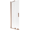 Mexen Velar 2-panel sliding bathtub screen 70 x 150 cm, frost, rose gold - 896-070-000-31-60