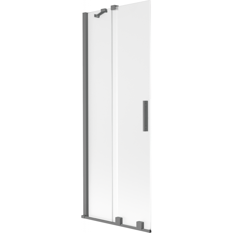 Mexen Velar 2-wing sliding bath screen 70 x 150 cm, frost, gun metal - 896-070-000-31-95