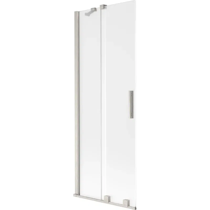 Mexen Velar 2-panel sliding bath screen 70 x 150 cm, frost, brushed nickel - 896-070-000-31-97