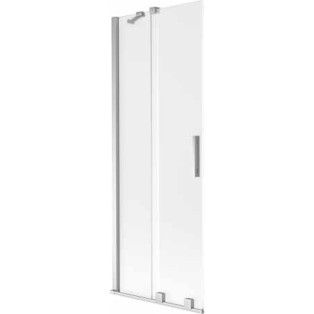 Mexen Velar 2-panel sliding shower screen 75 x 150 cm, frosted, chrome - 896-075-000-31-01