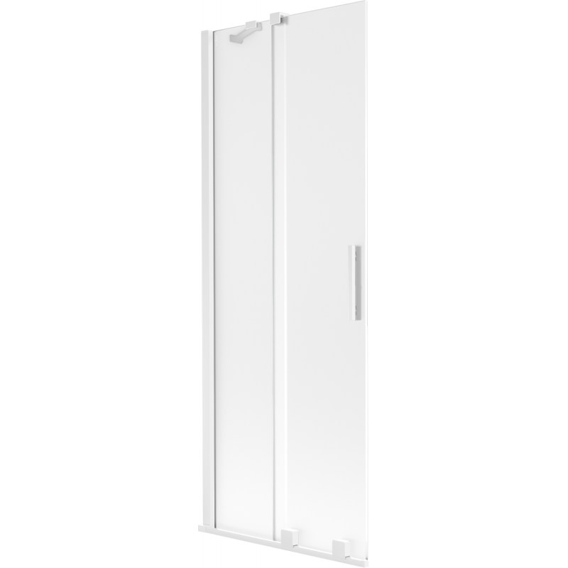 Mexen Velar 2-wing sliding shower screen 75 x 150 cm, frost, white - 896-075-000-31-20